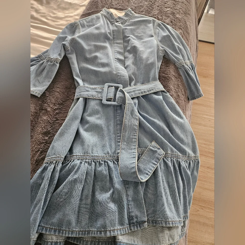 FARM Rio Denim Blue Dress - Picture 2 of 4